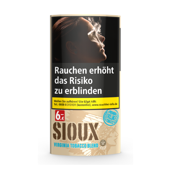 Sioux Virginia Blue 5 x 30g Tabak Sioux Virginia Blue 5 x 30g Tabak